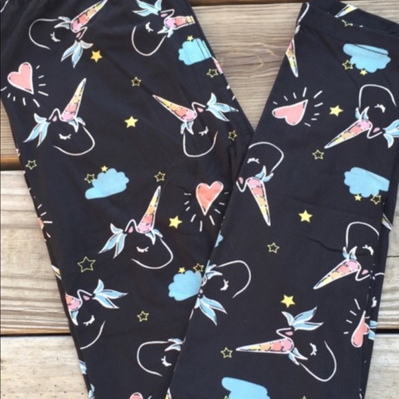Plus Size Unicorn Print Legging In STOCK!!! - Picture 2 of 2